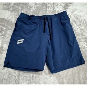 Hurley Active Shorts Men's Size XXL 2XL Blue Lined With Pockets Drawstring EUC